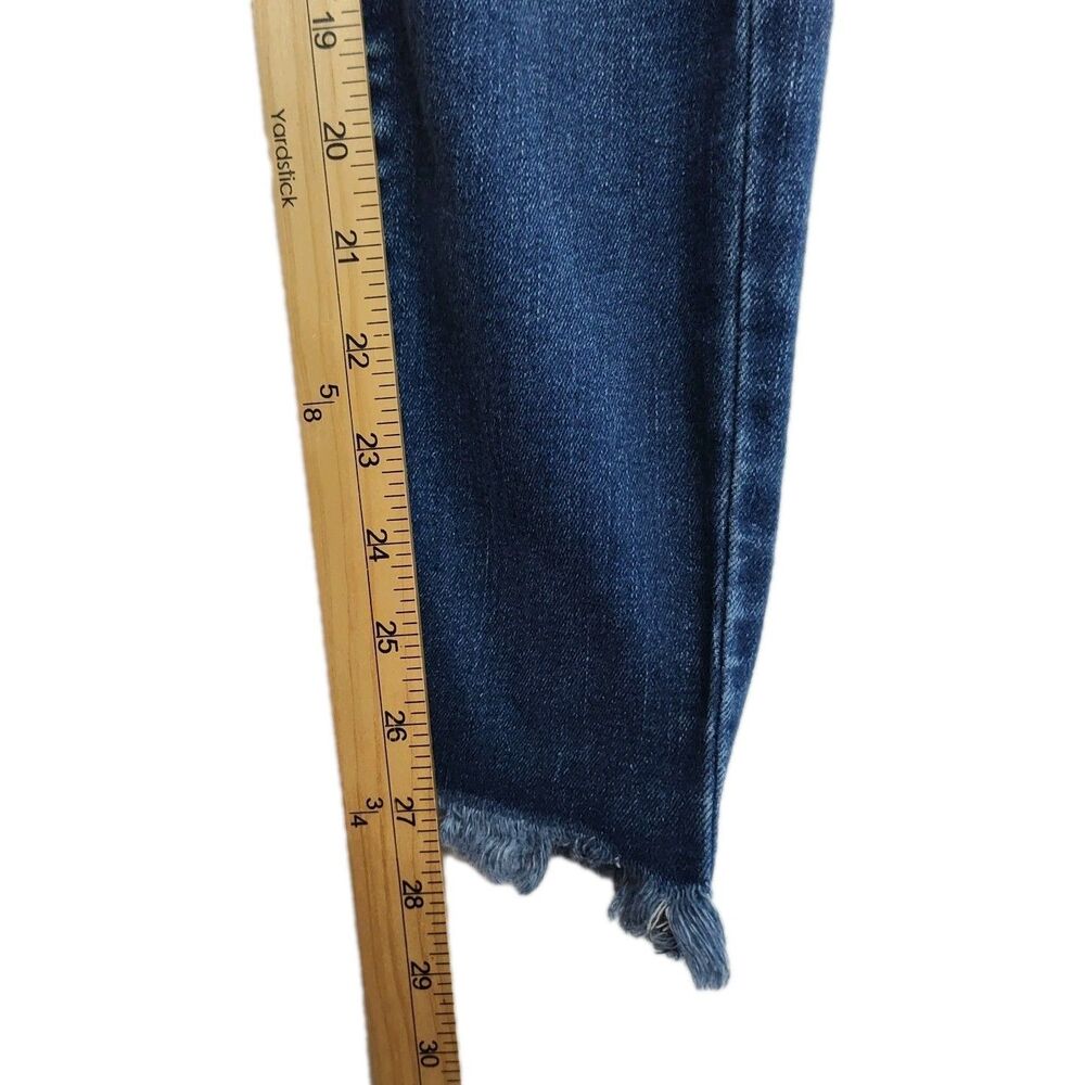 Lucky Brand Lolita Super Skinny Cropped Women's Jeans, 00/24, Raw Hem, Blue - Picture 6 of 13
